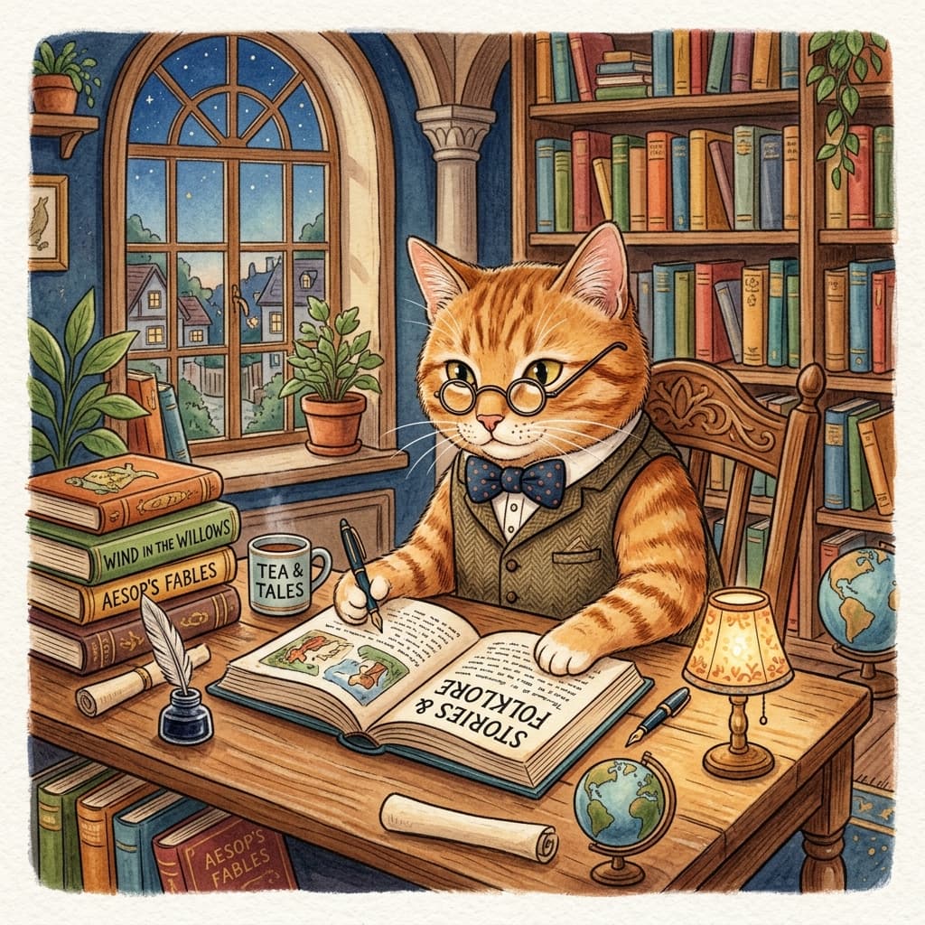 Professor Pawsworth’s Secret Library