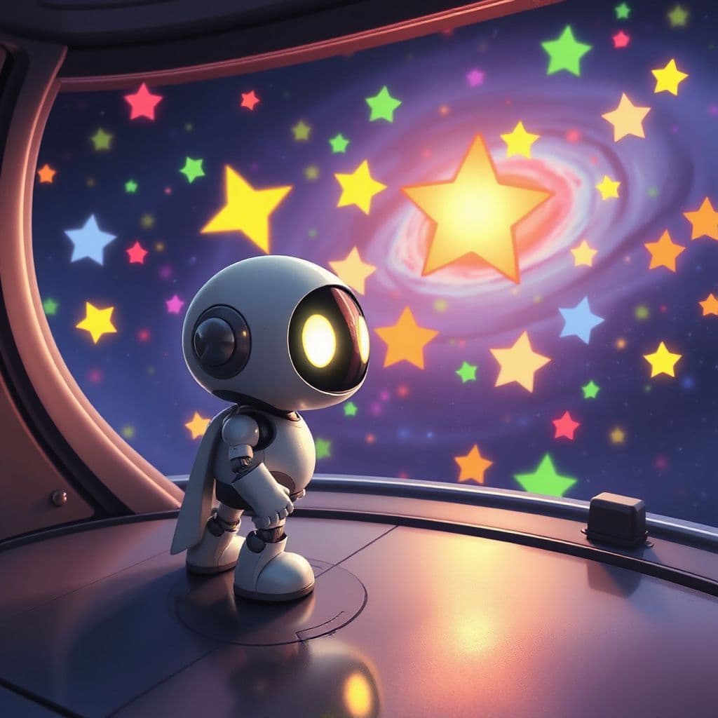 The Little Robot and the Starfruit Galaxy Trip