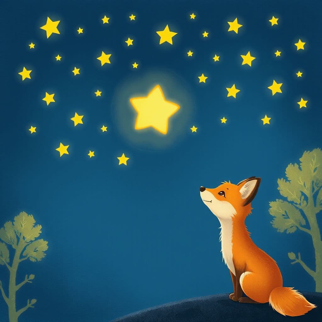 The Little Fox Who Befriended a Wandering Star