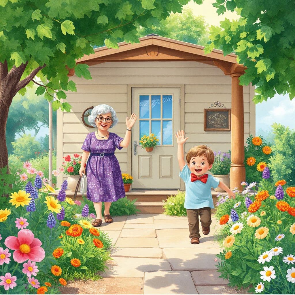 A Magical Day at Grammys Cozy Country Cottage