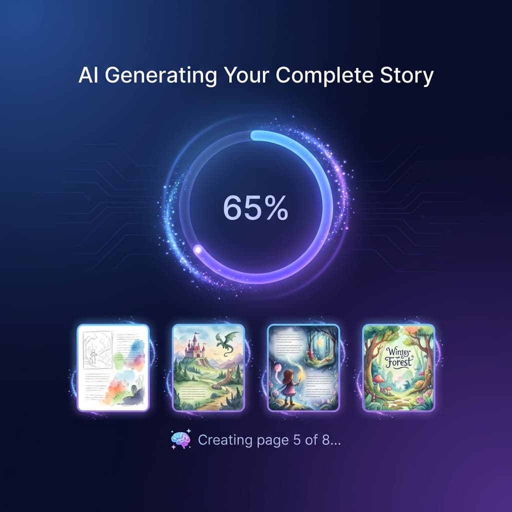 AI Generates Your Complete Story screenshot