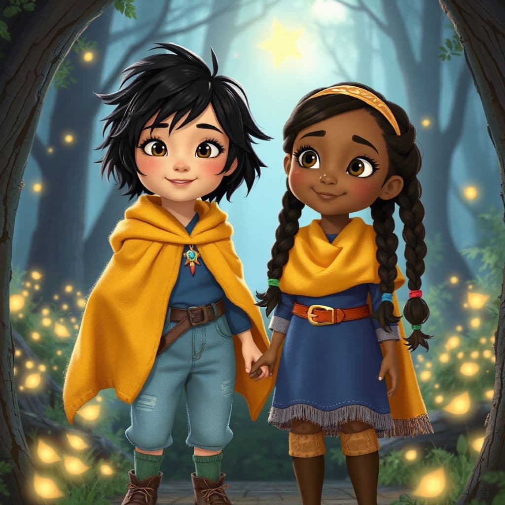 Arya and Kiara and the Starry Crystal Quest