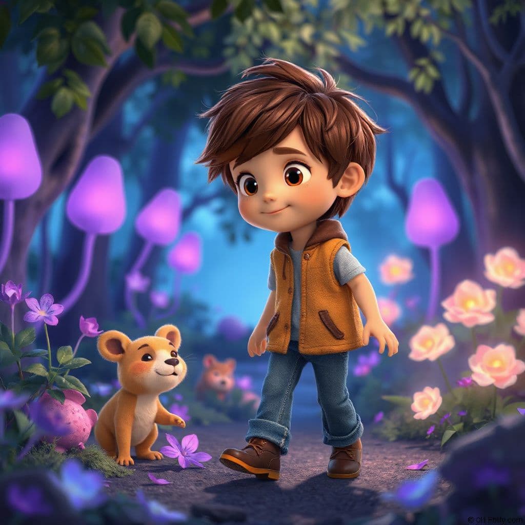 The Gentle Guardian of the Starry Midnight Garden