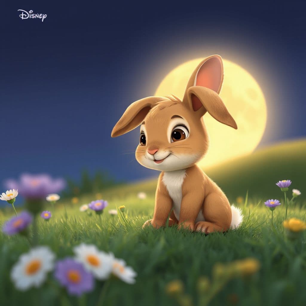 Barnaby Rabbit and the Long Meadow Moonlight Race
