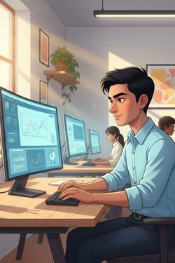 AI Generated Storybook Illustration